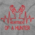 thumbnail image 2 of Heartbeat of a Hunter Cute Romper Boys or Girls Infant Baby Brisco Brands NB, 2 of 6