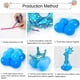 thumbnail image 3 of Globos gigantes con números de 32 pulgadas (número 1 azul), decoración con globos de helio y números para fiestas y cumpleaños, 3 of 5