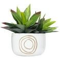 thumbnail image 7 of Bloomingville White Terracotta Planter, 7 of 7