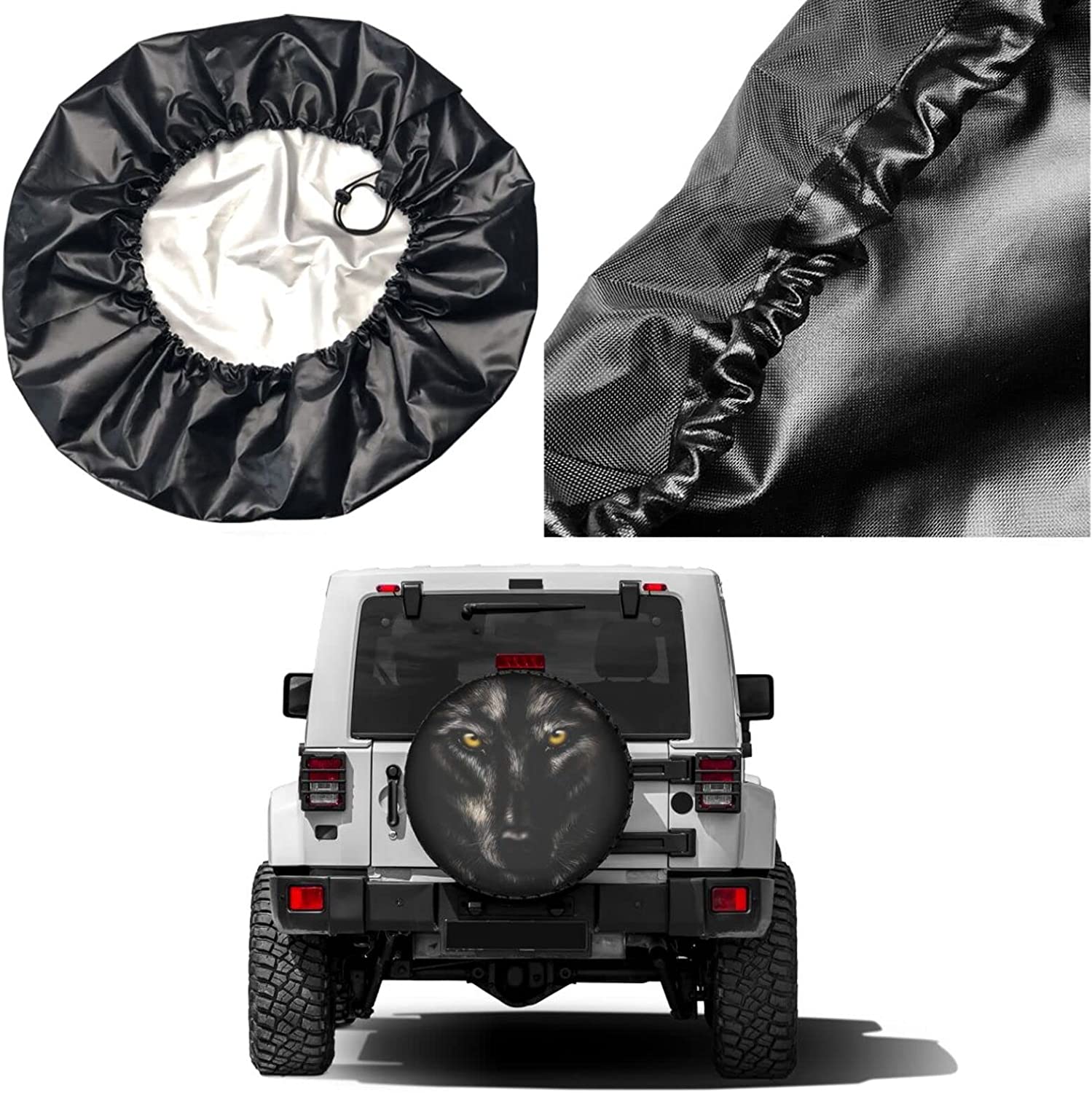 Horse at Sunset Spare Tire Covers Waterproof Dust-Proof Spare Wheel Cover  Universal Fit for Jeep Trailer RV SUV Truck and Many Vehicle (17 Inch for  Diameter 31#34;-33#34;)