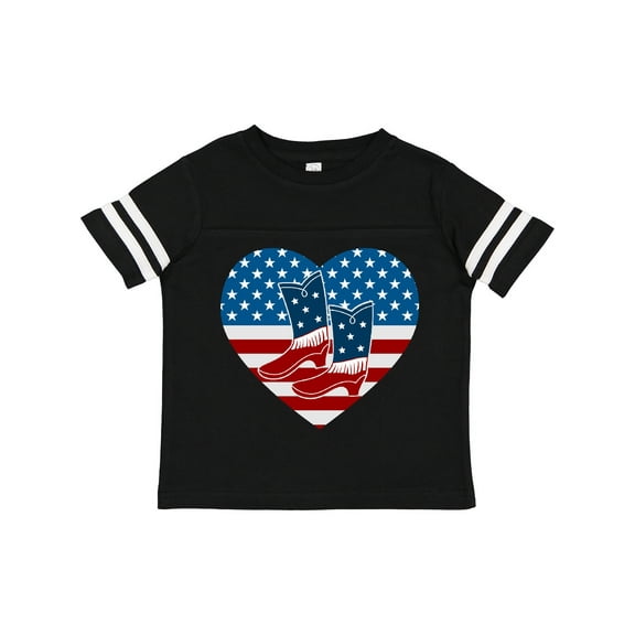 Inktastic USA Cowboy Boots Patriotic Boys or Girls Toddler T-Shirt