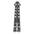 thumbnail image 3 of Escalada Metal plegable Balisong entrenador cuchara tenedor mariposa cuchillo práctica (tenedor), 3 of 7