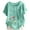 Mint Green ③, variant on qucoqpe Women's 2026 Spring Summer Fashion Casual Floral Printed Crewneck Short Sleeve Button Shirts Loose Tee Blouse Tops