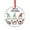 Pattern-4, variant on Glass Christmas Ornament Merry Christmas Squirrel with Christmas Tree Round Shaped Glass Ornament Winter Squirrel Bird Xmas Tree Decor for Kids Mom Dad Friends Loves
