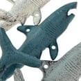 thumbnail image 5 of Zeckos Set of 3 Shark Wall Hooks in Blue, Gray, White – Perfect for Nautical Themes, 5 of 7