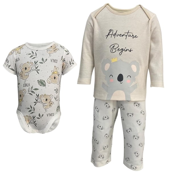 Conjunto George de Tres Piezas Para Niña Talla 18M Color Verde