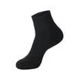 thumbnail image 3 of Hanes Moves Impact Zone Men's Ankle Socks Pack, 4-Pair , Cushioned X-Temp Moisture-Wicking Black 6-12, 3 of 4