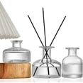 thumbnail image 4 of Erioctry 150ml/5oz Glass Diffuser Bottles Empty Clear Diffuser Jars Aromatherapy Container Fragrance Accessories Use for DIY Replacement Reed Diffuser Sticks Sets Essential Oils Crafts Decor, 4 of 8