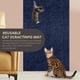 thumbnail image 5 of Alfombra de rascar para gatos de 78.7 x 15.8 pulgadas, alfombra autoadhesiva para gatos, protector de muebles para sofá, pared y puertas, protectores de arañazos duraderos para gatos, sofá y gatos de, 5 of 7