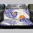 thumbnail image 5 of KUIFORTI Automotive Seat Cover Blue Hawaiian Hibiscus Breathable Universal Car Seat Covers Full Set of 4 Pieces, Interior Cover for Car Truck Van, 5 of 6