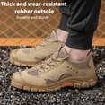 thumbnail image 5 of PPCHVOMEY Safety Shoes for Men Composite Toe Shoes Lightweight Cow Leather Puncture Proof Slip On Work Shoes, 5 of 6