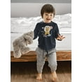 thumbnail image 2 of Funny Lion Doodle Long Sleeve Toddler -Image by Shutterstock,  2 Toddler, 2 of 4