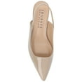 thumbnail image 5 of Journee Womens Paulina Kitten Heel Sling Back Pointed Toe Pumps, Widths Available, 5 of 10
