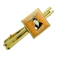thumbnail image 1 of Shots Twice the Alcohol Half Liquid Funny Humor Square Tie Bar Clip Clasp Tack- Silver or Gold, 1 of 5