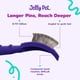 thumbnail image 3 of Slicker Brush Jelly Pet Universal para perros, color morado, tamaño grande, 3 of 9