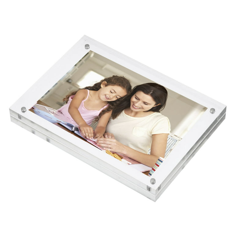 L Shape Acrylic Picture Frames 6x8 5x7 4x6 Magnetic Acrylic Photo Frame  Wholesale Clear Acrylic Slant Back Frames With Magnets - Buy L Shape  Acrylic Picture Frames 6x8 5x7 4x6 Magnetic Acrylic