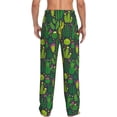 thumbnail image 3 of Xecao Cactus 1 Men's Straight Lounge Pajama Pants: The Ultimate in Comfortable Sleepwear, 3 of 9