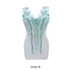 thumbnail image 3 of Moyic Las cuentas 3D de moda bordaron apliques de encaje de diamantes de imitación para proyectos de bricolaje con materiales son Artesanía Verde B, 3 of 6