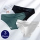 thumbnail image 2 of TrowBridge-bragas de satén de seda para mujer, ropa interior transpirable sin costuras, lencería fina y acogedora, 3 unids/set, 2 of 4