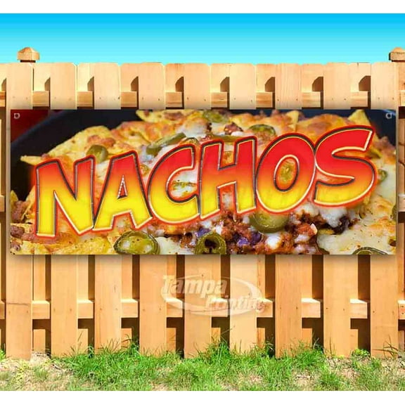 Nachos 13 oz Vinyl Banner With Metal Grommets