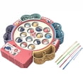 thumbnail image 1 of Childrens Magnetic Fishing Game Toy Puzzle Rotating Pond Toy With Music And Light, 1 of 8