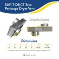 thumbnail image 2 of Builder's Best SAF-TDUCT Zero Periscope Dryer Vent, Adjustable from 0-5" Length, 2 of 9