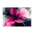 thumbnail image 5 of Mudket Framed, Canvas Wall Art, Ready to Hang, Gradient Pink Floral Wall Art, Modern Abstract Flower Wall Decor, Floral Prints for Bedroom Living Room Luxury Office Decor - 12"L x 8"W, 5 of 10
