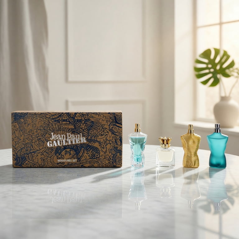 Jean Paul Gaultier, 4 Piece Gift Set for Men, Le Male EDT, Scandal