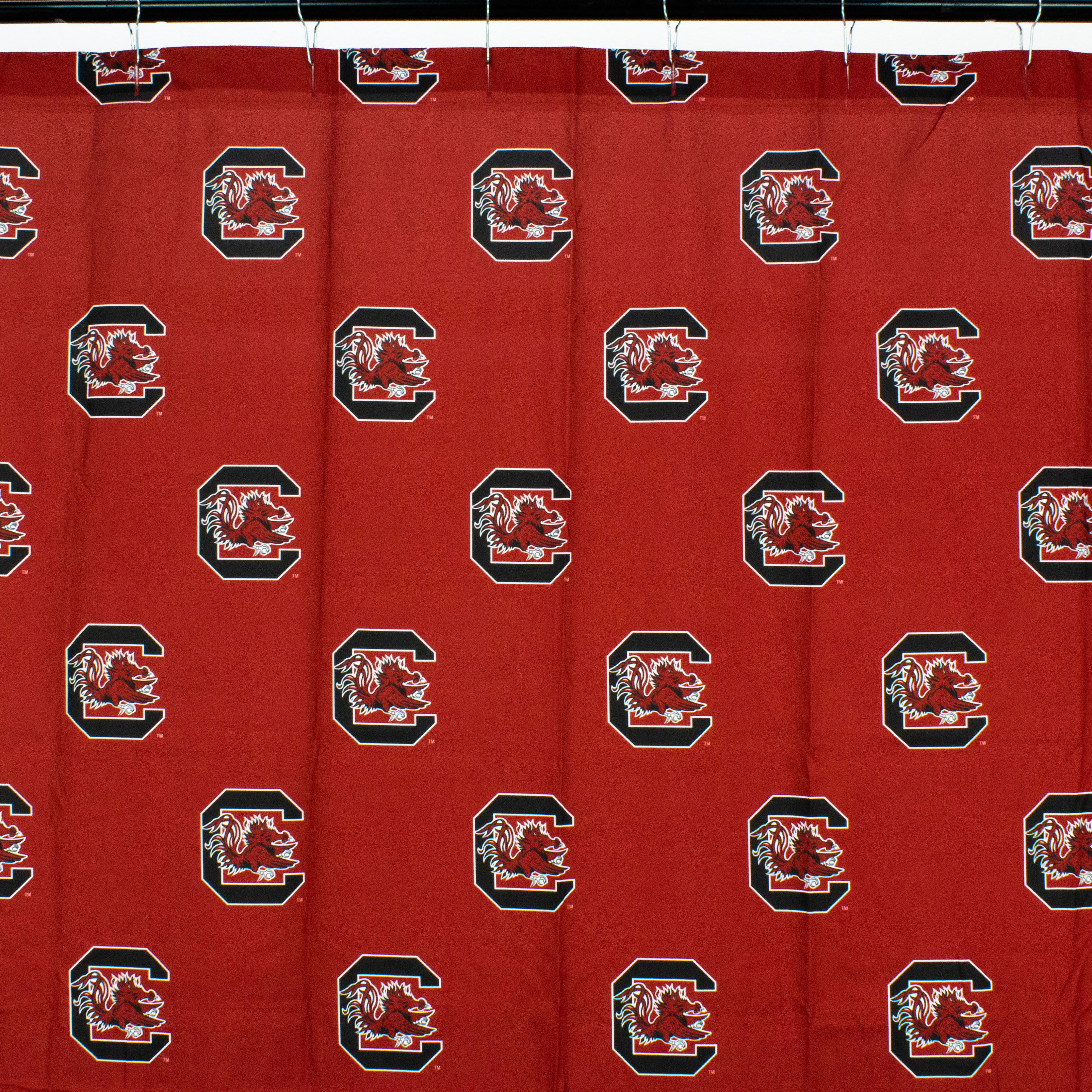 South Carolina Gamecocks Printed Shower Curtain Cover - 70" x 72"