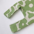 thumbnail image 3 of Bolsos Con Asa Superior Bolsos de mano para mujer, diseño de flores, bolso de muñeca tejido, gran capacidad para el trabajo (verde), 3 of 8