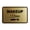 Brushed Gold, variant on Signs ByLITA Classic Framed Makeup Room Sign (Blue) - Small