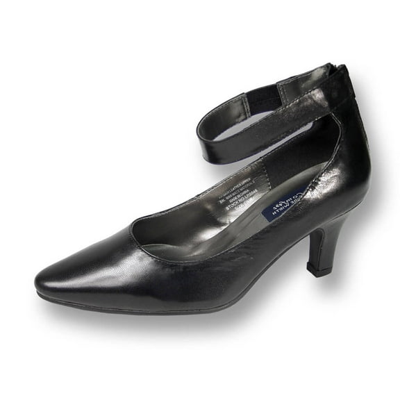 PEERAGE Diane Women's Wide Width Leather Dress Pumps