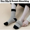 thumbnail image 5 of Ultra Thick 70g Wool Calf Socks Men & Women, Extra Warm Fleece-Lined Winter Crew Socks for Cold Floors Heavyweight, 5 of 6