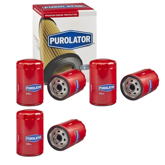 3 pc Purolator L20252 Engine Oil Filters for 136 61342 61393 Oil Change Lubricant Filters