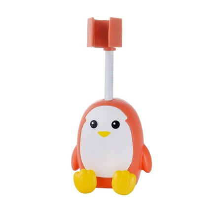 

XINKAIRUN Penguin Shower Bracket Cartoon Free Punching Universal Adjustment Bathroom Shower Free Punching Fixed Shower Nozzle Hanger(Buy 2 Get 3) Orange