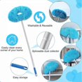 thumbnail image 3 of Ceiling Fan Cleaner Duster with Extension Pole, Reusable Microfiber Dust Brush for Top Corners, Extendable Long Handle Duster 1.7M, 3 of 5