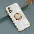 thumbnail image 4 of Compatible with Redmi Note 12 Pro Case Silicone TPU Shockproof Redmi Note 12 Pro 4G Phone Case with Magnetic Ring Kickstand Plating Anti-Scratch Cases (White), 4 of 7