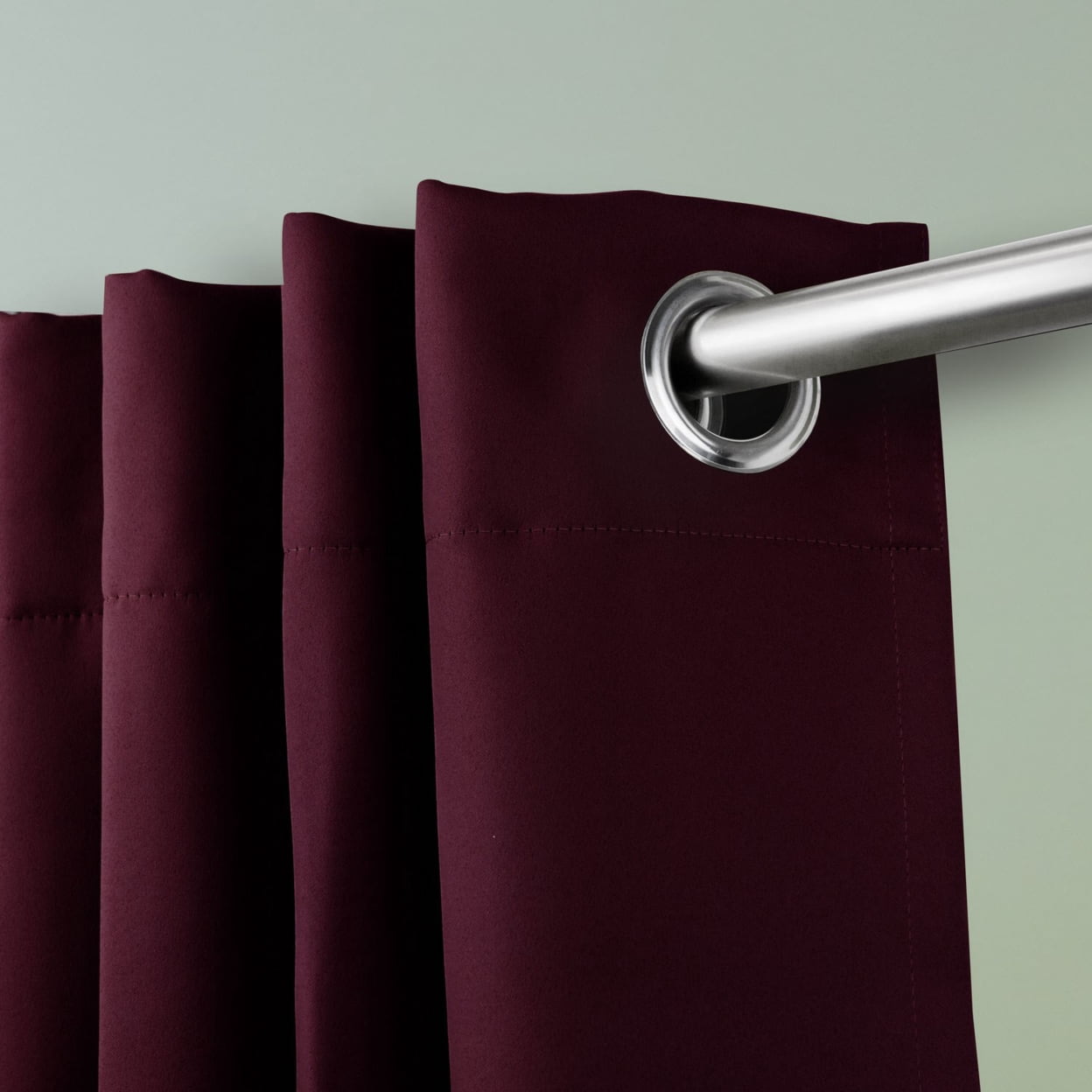 Premium Heavy Duty Room Divider Curtain / Patio Curtain with Grommet 1 Panel - Purple 180" x 96"