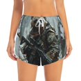 thumbnail image 2 of Salouo Surreal Panda Warrior Print Women's 2 in 1 Running Shorts Double-Layer Shorts Athletic Workout Gym Yoga Shorts Running Shorts for Women-XX-Large, 2 of 7