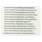 (Pack of 6) Ecos Free and Clear Plant Powered Liquid Dish Soap, 25 fl oz