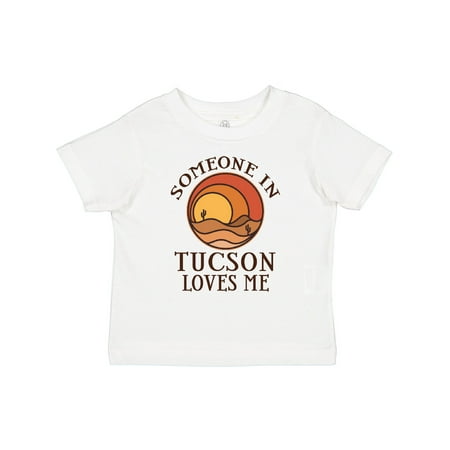 

Inktastic Someone in Tucson Arizona Loves Me Gift Toddler Boy or Toddler Girl T-Shirt