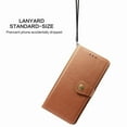 thumbnail image 2 of Wallet Case for Samsung A51 4G Magnetic Clasp Folio Kickstand Premium Leather Case with Hand Strap, [RFID Blocking] Credit Card Slots Shockproof TPU Inner Cover for Samsung Galaxy A51 4G, Brown, 2 of 11