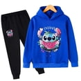 thumbnail image 5 of Conjuntos de ropa para bebés Stitch, trajes para niños de 1 a 16 años, chándales para niños, trajes deportivos de marca para niños, sudaderas con capucha Stich, camisetas y pantalones, conjunto de 2 p, 5 of 5