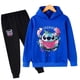 thumbnail image 5 of Conjuntos de ropa para bebés Stitch, trajes para niños de 1 a 16 años, chándales para niños, trajes deportivos de marca para niños, sudaderas con capucha Stich, camisetas y pantalones, conjunto de 2 p, 5 of 5