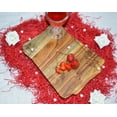 thumbnail image 5 of Valentine's Day Gift Organic Acacia kitchen Cutting Chopping Charcuterie Board Platter Butcher Block for Cheese and Vegetables Meat (King Queen Cards Board 11.1"L x 8.7"W), 5 of 7
