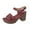 Red, variant on Platform Heels Chunky High Heel Sandals for Women Peep Toe Open Toe Wedge Heels Comfortable Cushioned Insole Non Slip Rubber Outsole Dressy Casual Daily Wear