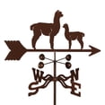 thumbnail image 2 of EZ Vane Alpaca and Baby Weathervane | Post Mount | 14 Gauge Steel | Sealed Ball Bearings | Home or Garden, 2 of 7