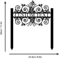 thumbnail image 5 of Custom Metal Garden Sign, Address Sign,Metal Garden Stake, Personalized Metal Home Garden Sign, Metal Yard Art, Garden Art, 5 of 6