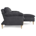 thumbnail image 4 of Sofá Cama Makora Remmy Oxford Velvet Memory Foam con Respaldo Reclinable, 4 of 8