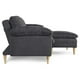 thumbnail image 4 of Sofá Cama Makora Remmy Oxford Velvet Memory Foam con Respaldo Reclinable, 4 of 8